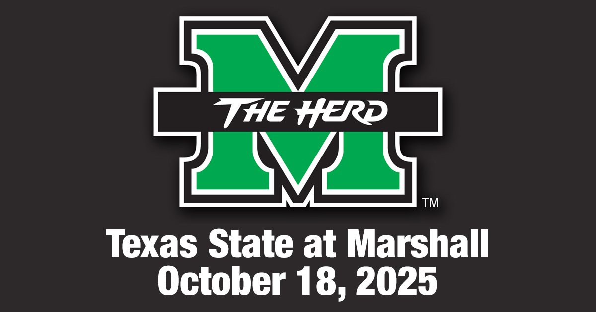 Get a pair of tickets to Texas State at Marshall on October 18, 2025 for just $35